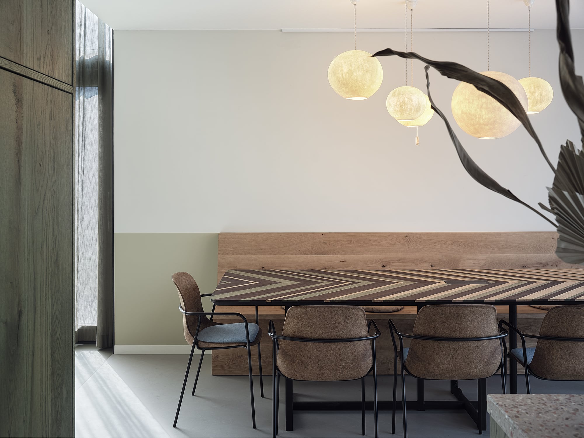 Biobased eettafel in Nieuwehorne