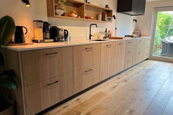Houten maatwerk keuken